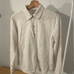 Orvis Men's Off-White Button Down Shirt